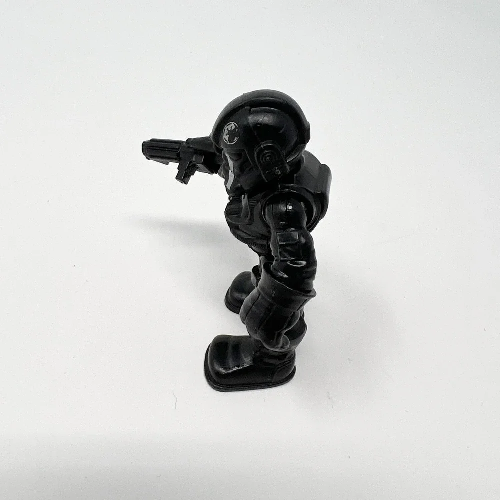 Star Wars Galactic Heroes TIE Fighter Pilot Black Action Figure Playskool Hasbro
